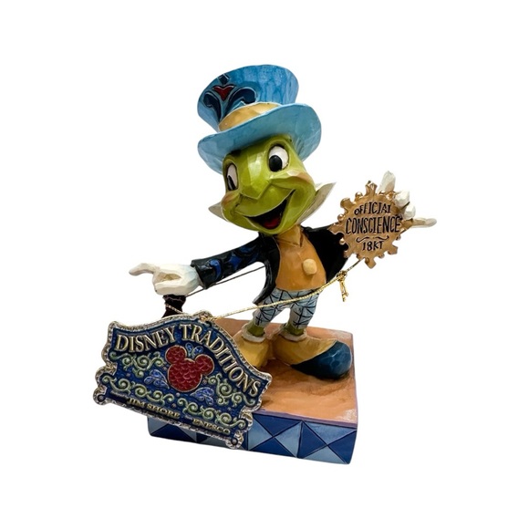 NIB Disney Traditions Jim Shore Jiminy Cricket Figurine Official Conscience 1897 - Picture 1 of 14